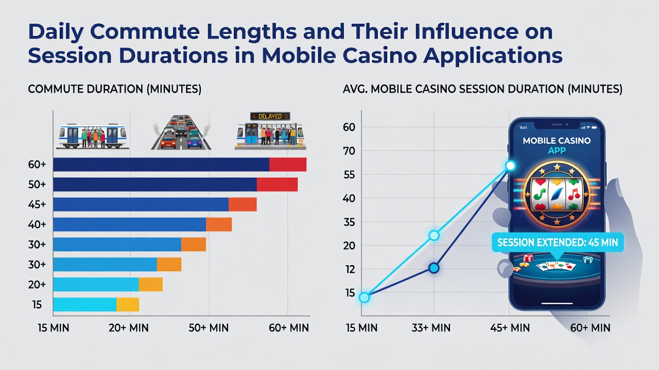 Mobile phone screen displaying casino application interface during transit